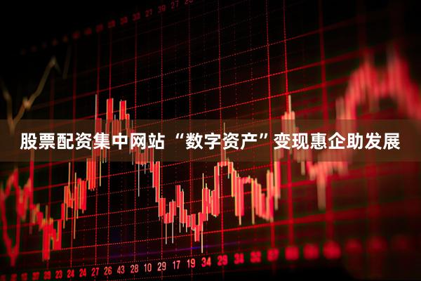 股票配资集中网站 “数字资产”变现惠企助发展