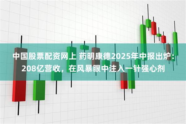 中国股票配资网上 药明康德2025年中报出炉：208亿营收，在风暴眼中注入一针强心剂